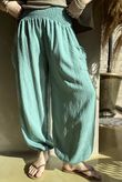Basso Shirring Balloon Pant Deep Sage